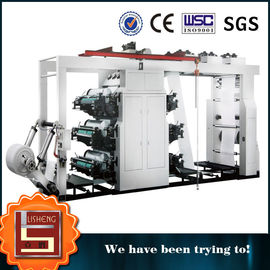 China máquina de impressão de alta velocidade de Flexo da Web da cor da economia de energia 6 com barco fornecedor