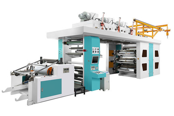 China tipo central de alta velocidade máquina imprimindo flexographic do cilindro 6color do papel fornecedor
