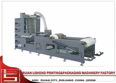 China a máquina de impressão de Flexo da etiqueta de 6 cores com desenrola e rebobinação, tipo da pilha fornecedor
