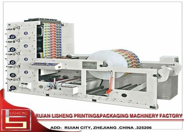 China Máquina de impressão Flexographic automática da etiqueta de alta velocidade com sistema UV fornecedor