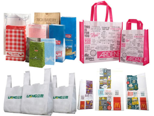 tipo máquina imprimindo Flexographic da pilha 4color do saco de compras de alta qualidade fornecedor